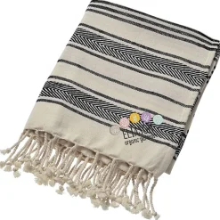 Sands Woven Striped Beach Towel