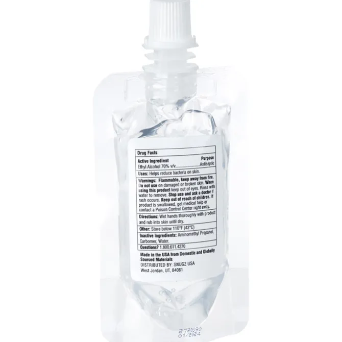 Sanitizer Squeeze Pouch - 1 oz - 24 hr