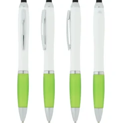 Satin Twist Stylus Pen with Antimicrobial Additive