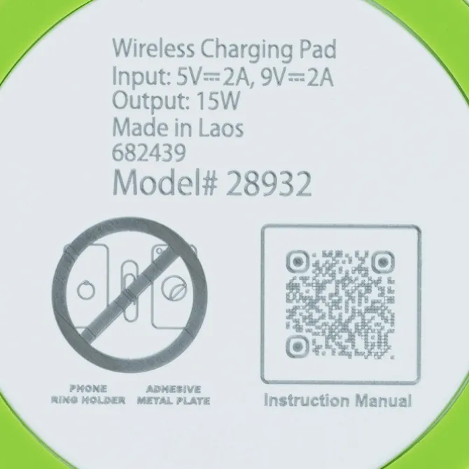 Saturn 15W Wireless Charging Pad