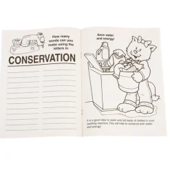 Saving Energy & Water Coloring Book