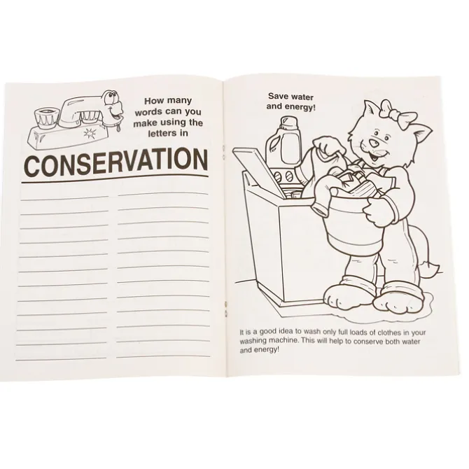 Saving Energy & Water Coloring Book