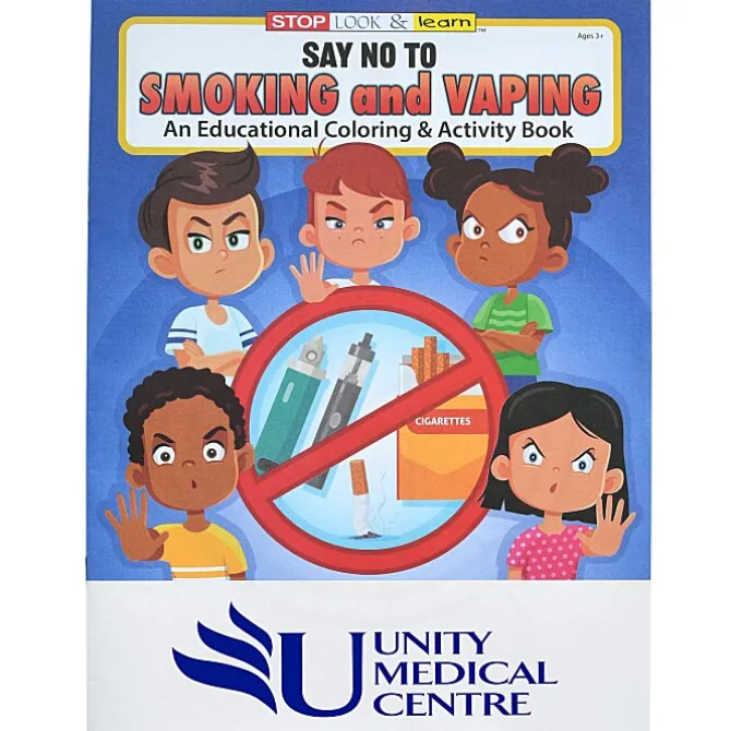 Say No to Smoking and Vaping Coloring Book