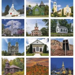 Scenic Churches Calendar - Spiral