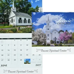 Scenic Churches Calendar - Stapled