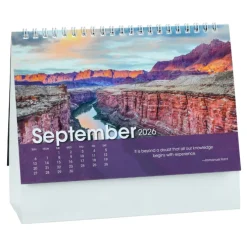 Scenic Moments Tent-Style Desk Calendar