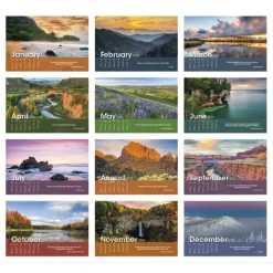 Scenic Moments Tent-Style Desk Calendar