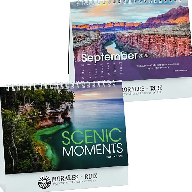 Scenic Moments Tent-Style Desk Calendar
