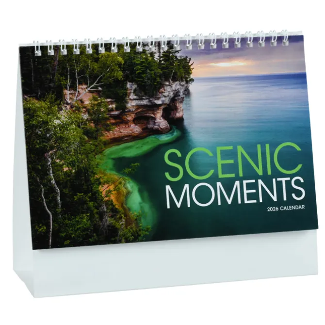 Scenic Moments Tent-Style Desk Calendar