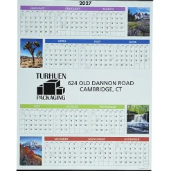 Scenic Span-A-Year Wall Calendar