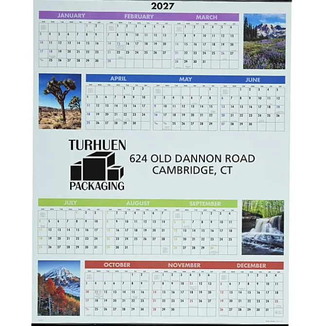 Scenic Span-A-Year Wall Calendar