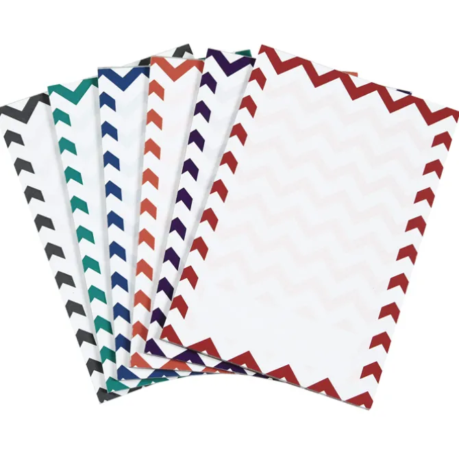 Scratch Pad - 6 inches x 4 inches - Chevron - 25 Sheet