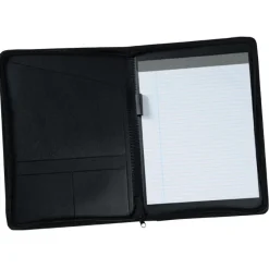 Script Zippered Padfolio