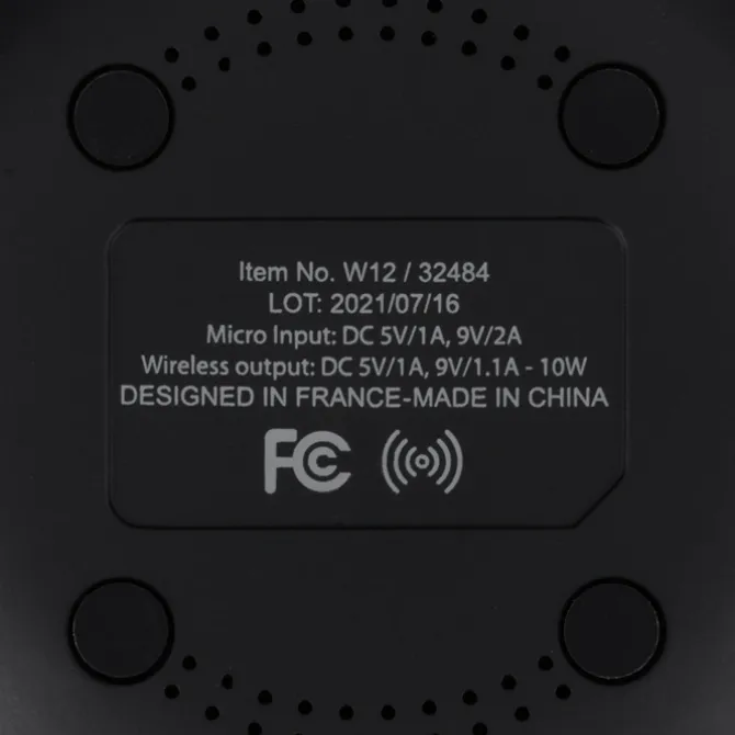 SCX Base Light-Up Logo Wireless Charger