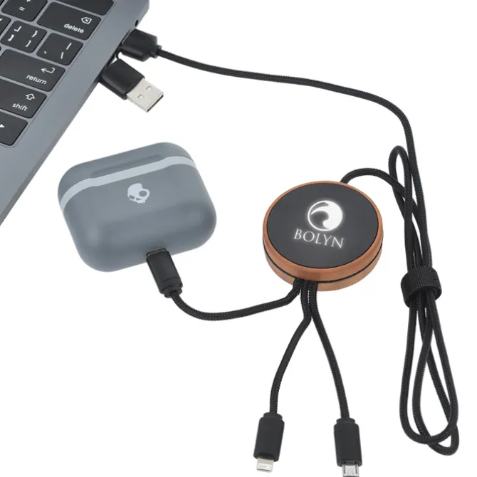 SCX Edge Light-Up Logo Wireless Charging Cable