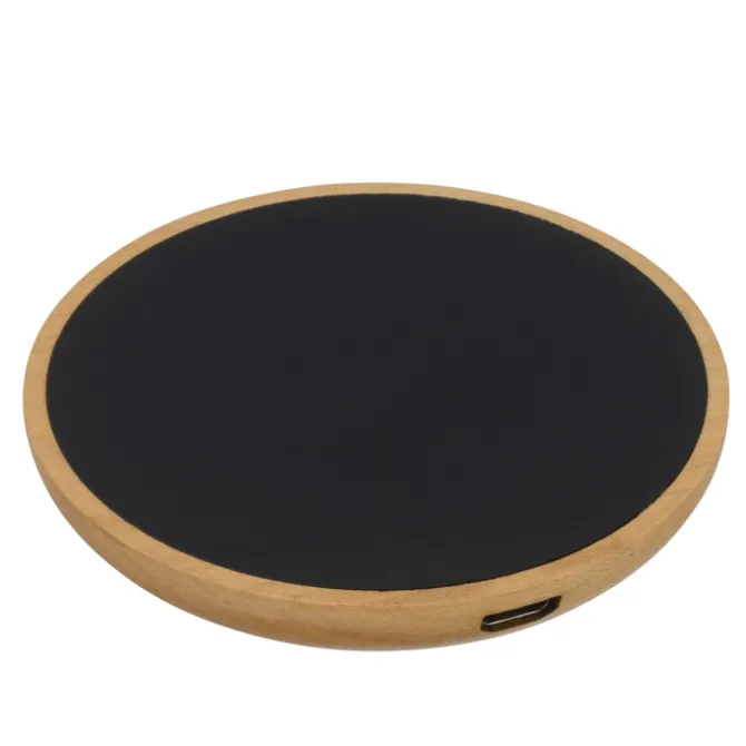 SCX Maple Wood Light-Up Logo Wireless Charger