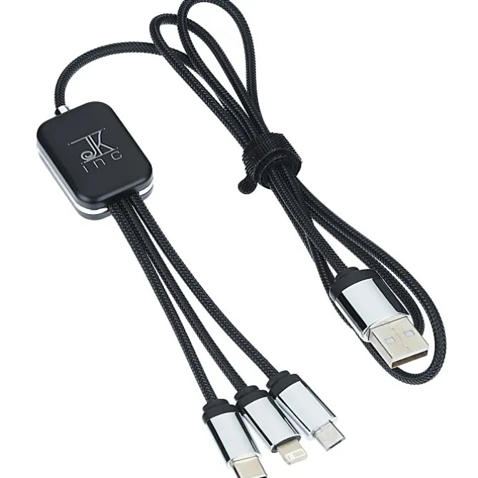 SCX Zander Light-Up Logo Charging Cable
