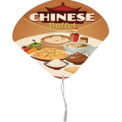 Seashell Tassel Hand Fan - Full Color