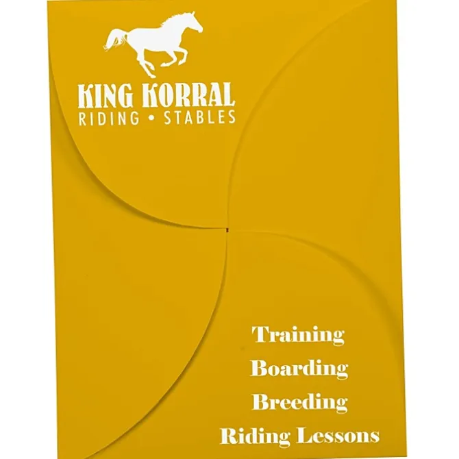 Self Locking Packet Folder - 9 inches x 12 inches