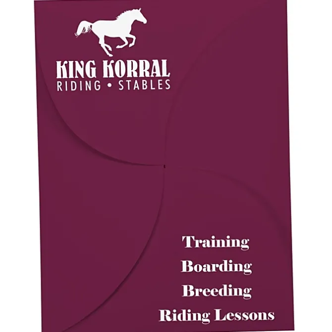 Self Locking Packet Folder - 9 inches x 12 inches