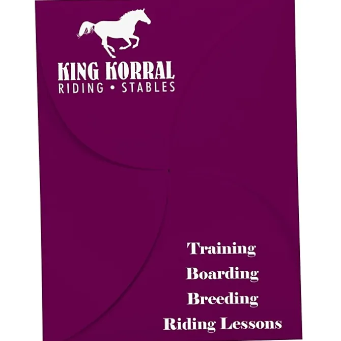 Self Locking Packet Folder - 9 inches x 12 inches