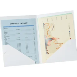Self Locking Pocket Folder