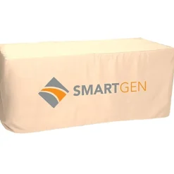 Serged Closed-Back Fitted Table Cover - 6 feet