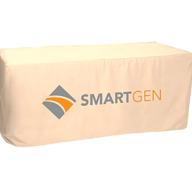Serged Closed-Back Fitted Table Cover - 6 feet