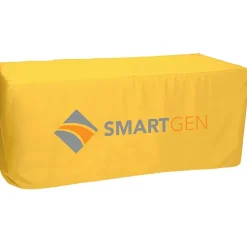 Serged Closed-Back Fitted Table Cover - 6 feet