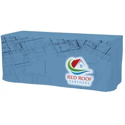 Serged Closed-Back Outdoor Fitted Table Cover - 6 feet