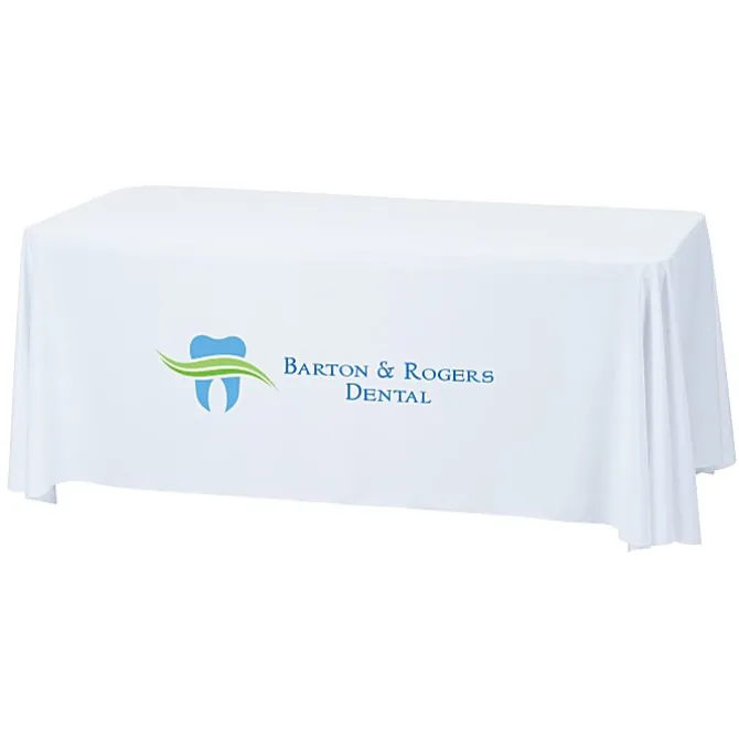 Serged Closed-Back Stain Resistant Table Throw - 6 feet