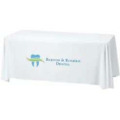 Serged Closed-Back Stain Resistant Table Throw - 6 feet