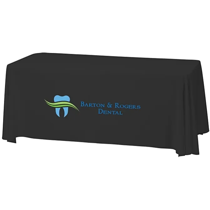 Serged Closed-Back Stain Resistant Table Throw - 6 feet