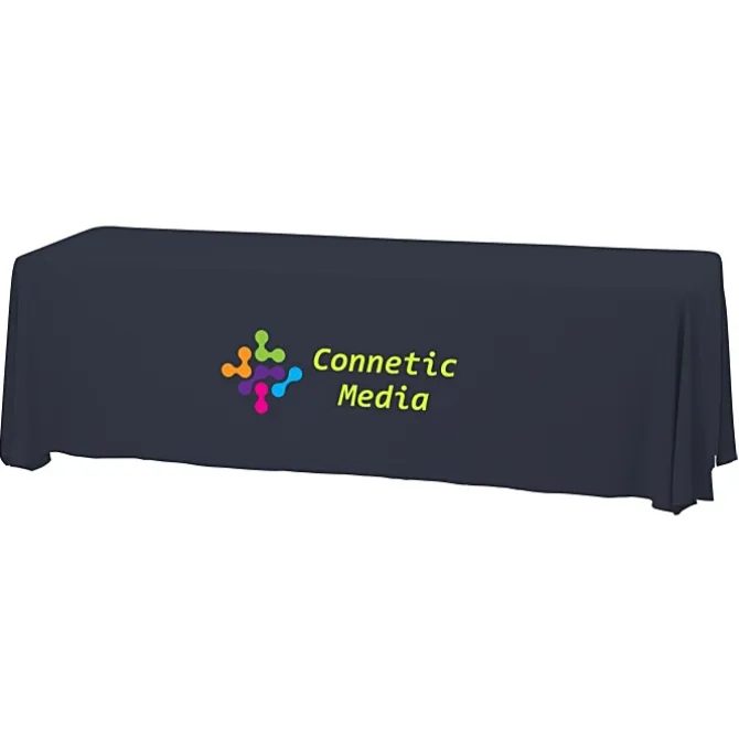 Serged Closed-Back Stain Resistant Table Throw - 8 feet
