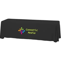 Serged Closed-Back Stain Resistant Table Throw - 8 feet - 24 hr