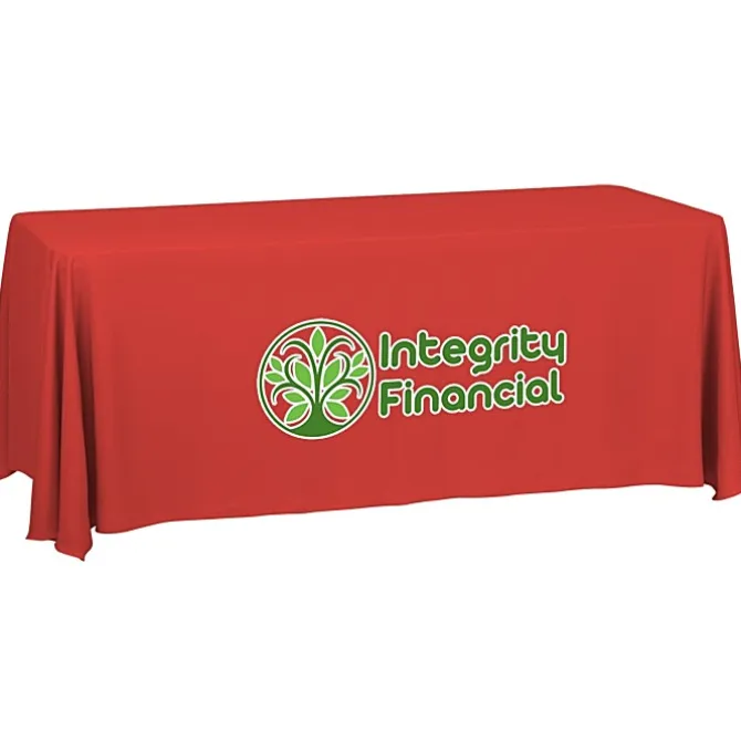 Serged Closed-Back Table Throw - 6 feet