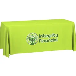 Serged Closed-Back Table Throw - 6 feet