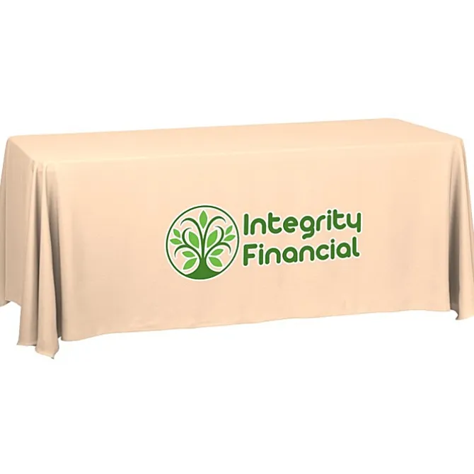 Serged Closed-Back Table Throw - 6 feet