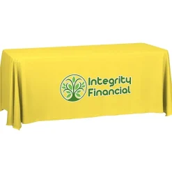 Serged Closed-Back Table Throw - 6 feet