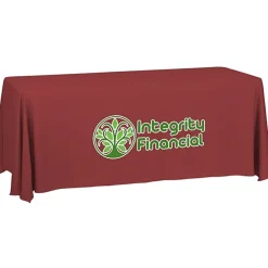 Serged Closed-Back Table Throw - 6 feet