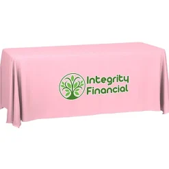 Serged Closed-Back Table Throw - 6 feet