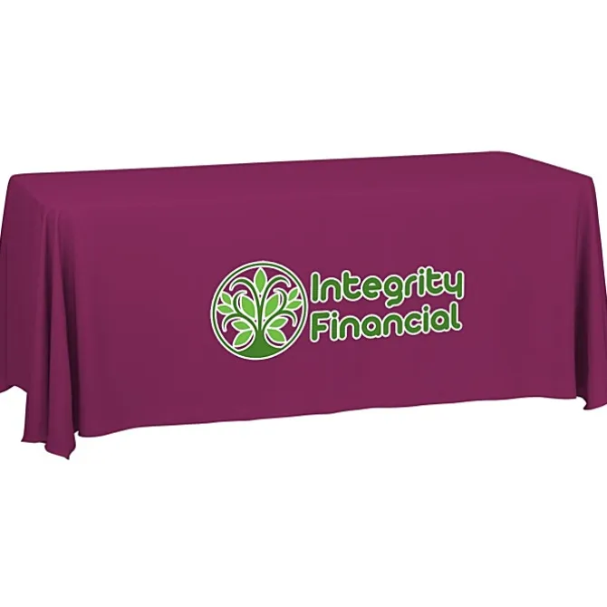 Serged Closed-Back Table Throw - 6 feet