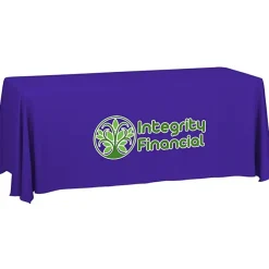 Serged Closed-Back Table Throw - 6 feet