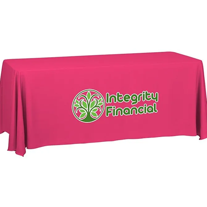Serged Closed-Back Table Throw - 6 feet