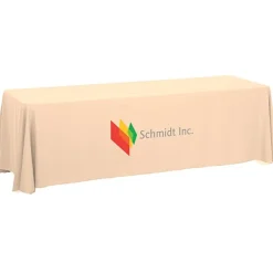 Serged Closed-Back Table Throw - 8 feet