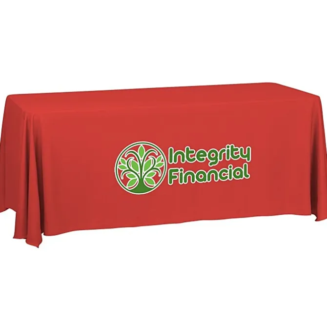 Serged Closed-Back Table Throw - 6 feet - 24 hr