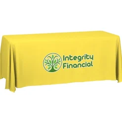 Serged Closed-Back Table Throw - 6 feet - 24 hr