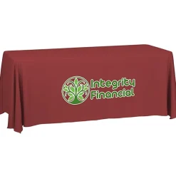Serged Closed-Back Table Throw - 6 feet - 24 hr