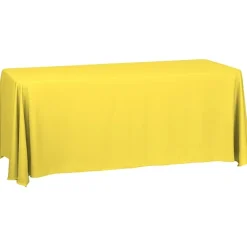 Serged Closed-Back Table Throw - 6 feet - Blank