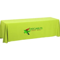 Serged Closed-Back Table Throw - 8 feet - 24 hr